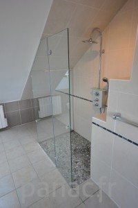 Paroi et porte de douche sur mesure