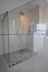 Paroi et porte de douche sur mesure