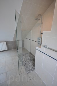 Paroi et porte de douche sur mesure