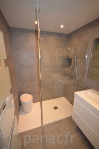 Paroi et porte de douche sur mesure