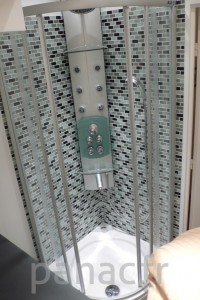 Paroi et porte de douche sur mesure