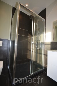 Paroi et porte de douche sur mesure