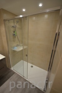 Paroi et porte de douche sur mesure