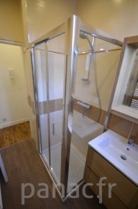 Paroi et porte de douche sur mesure