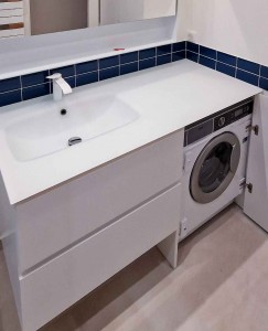 Plan vasque en verre sur mesure