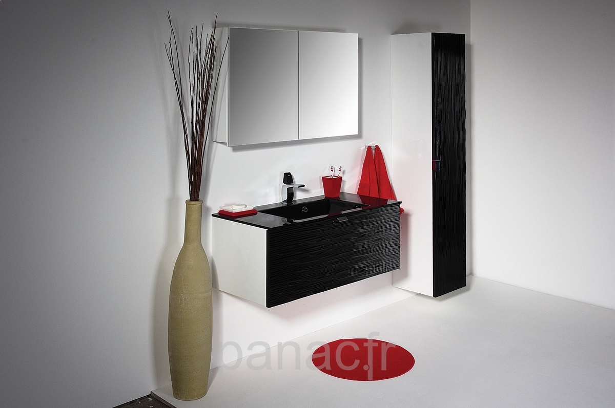 Plan vasque en verre sur mesure