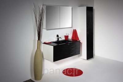 Plan vasque en verre sur mesure