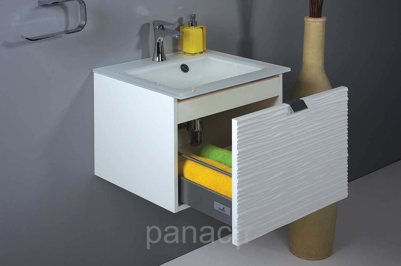 Plan vasque en verre sur mesure