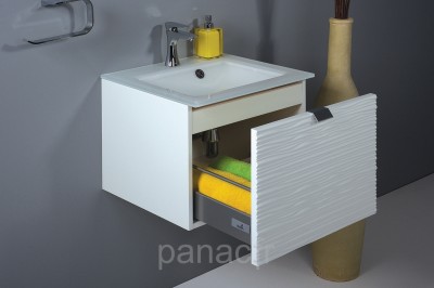 Plan vasque en verre sur mesure