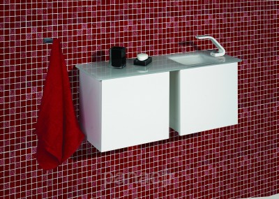 Plan vasque en verre sur mesure