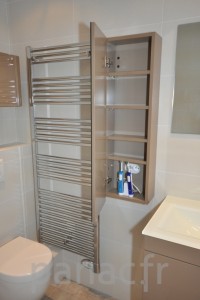 Mobilier salle de bain sur mesure en laque