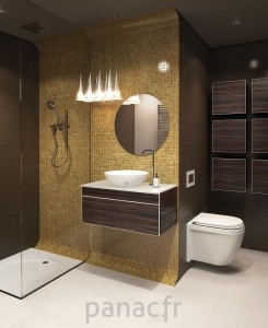 Salle de bain moderne, salle de bain design