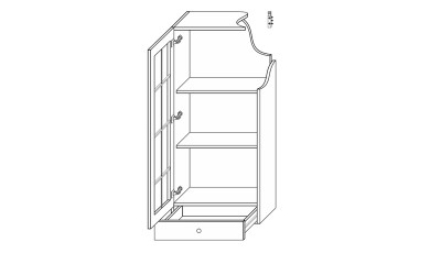 Meubles sur mesure posés sur plan de travail