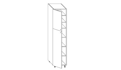 Colonnes de rangement sur mesure hauteur 2340 mm