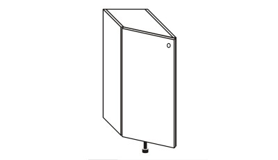 Meubles bas terminaux sur mesure