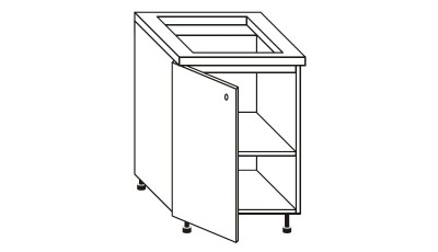 Meubles sur mesure pour évier, plaque de cuisson et four