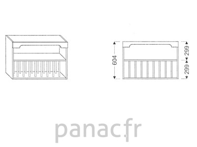 Meuble haut de cuisine G-700/604 S