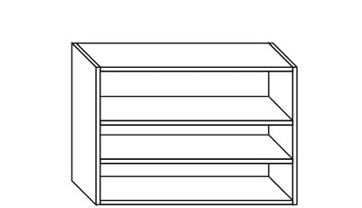 Meubles hauts sur mesure hauteur 604mm