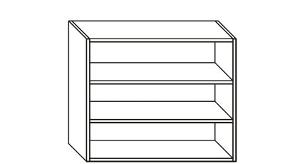 Meubles hauts sur mesure hauteur 844mm