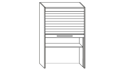 Meubles sur mesure posés sur plan hauteur 1572mm
