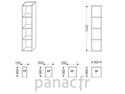 Armoire de cuisine G-150/1332 R