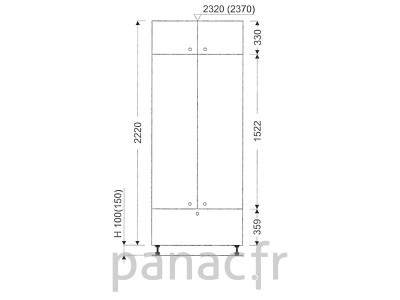 Colonne de rangement de cuisine K-70/2220 B1