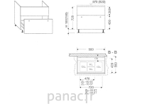 Meuble sous-évier ZL-70 STM 2