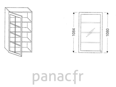 Meuble haut de cuisine G-40/1084 FL