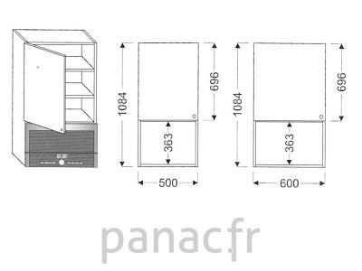 Meuble haut de cuisine GM-50/1084 NL