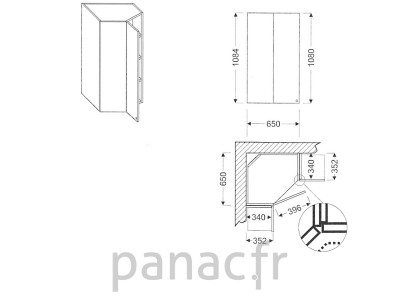 Meuble haut de cuisine GN-40/1084 NL