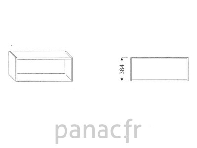 Meuble haut de cuisine G-500/364