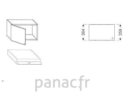 Meuble haut de cuisine OK-60/364 L