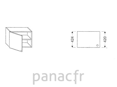 Meuble haut de cuisine G-45/424 NL