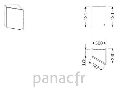 Meuble haut de cuisine GS-30/424 L