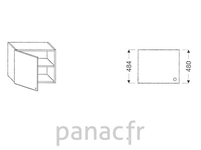 Meuble haut de cuisine G-60/484 NL