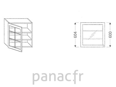 Meuble haut de cuisine G-30/604 FL