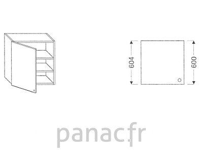 Meuble haut de cuisine G-30/604 NL