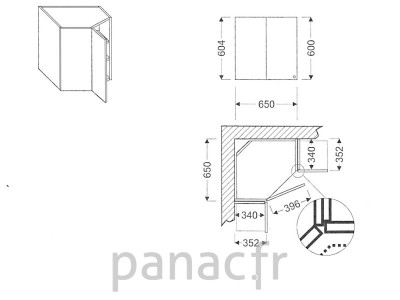 Meuble haut de cuisine GN-40/604 NL