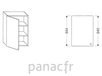 Meuble haut de cuisine G-35/844 NL