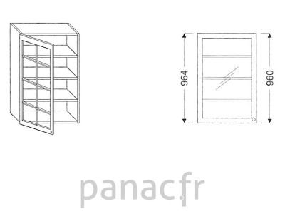 Meuble haut de cuisine G-45/964 FL