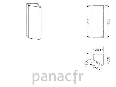 Meuble haut de cuisine GS-30/964 L