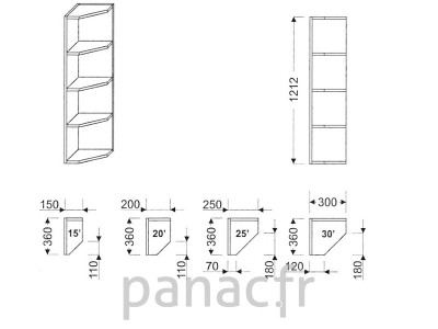 Armoire de cuisine G-200/1212 P