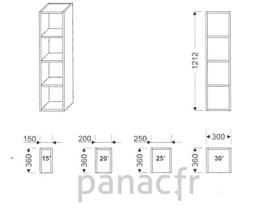 Armoire de cuisine G-250/1212 R