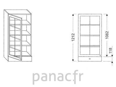 Armoire de cuisine V-40/1212 FL