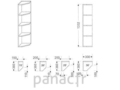 Armoire de cuisine G-300/1332 P