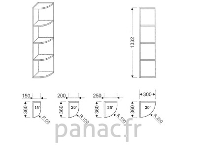 Armoire de cuisine GO-250/1332 P