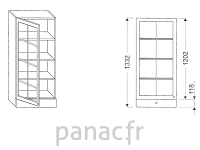 Armoire de cuisine V-35/1332 FL