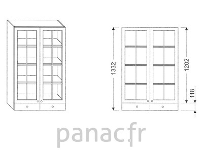 Armoire de cuisine V-90/1332 F