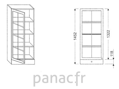 Armoire de cuisine V-45/1452 FL