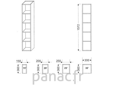 Armoire de cuisine G-200/1572 R